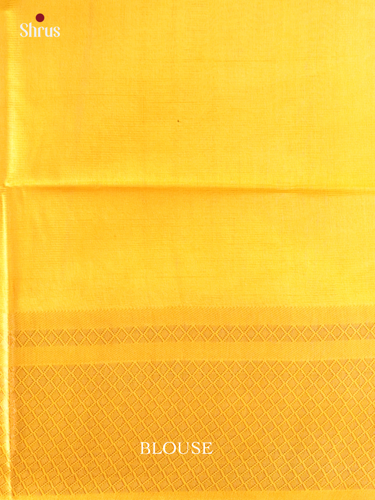 Cream & Yellow - Shibori Saree