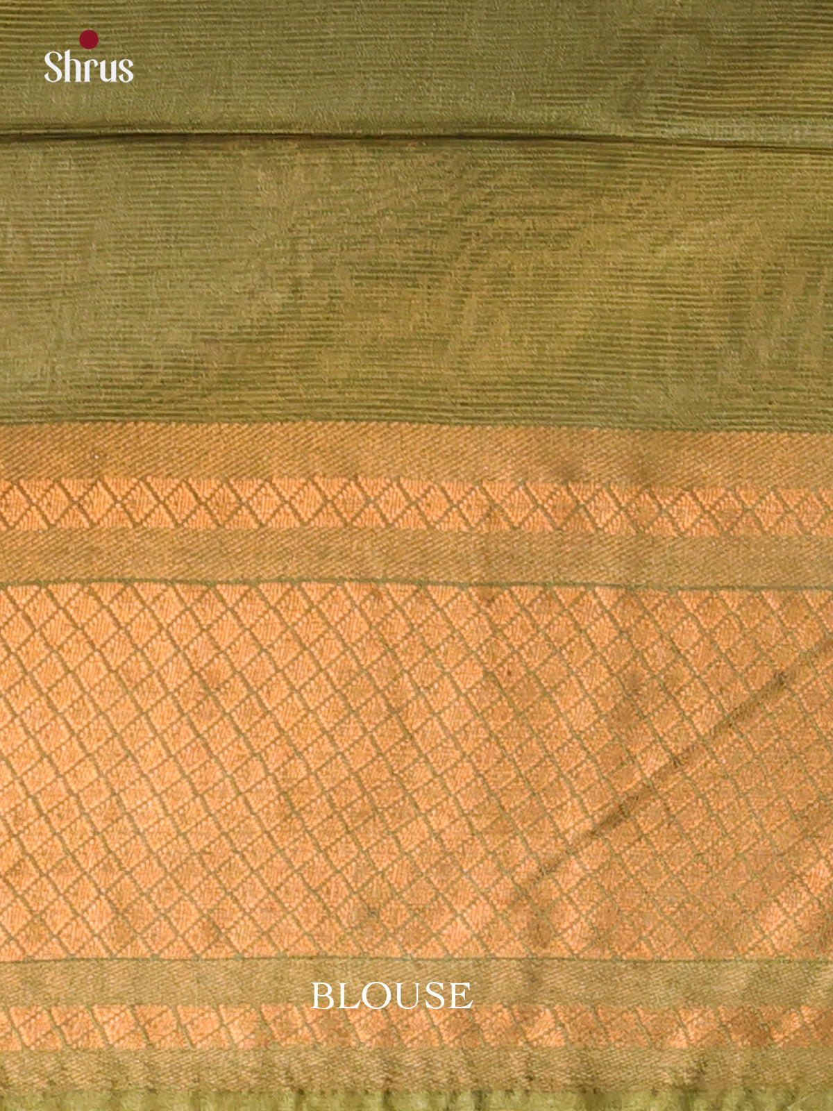 Cream & Green- Shibori Saree