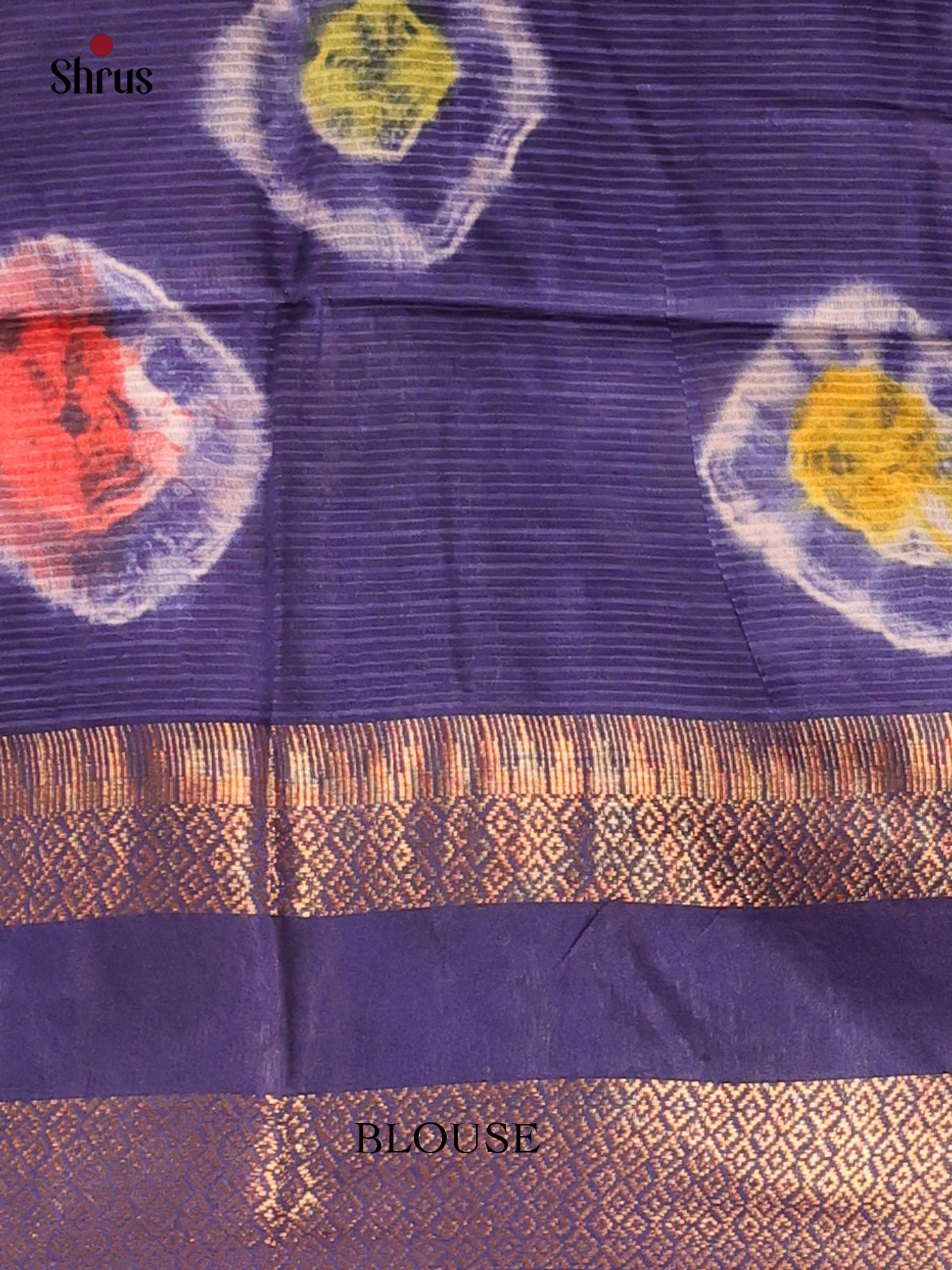 DAS08075 - Shibori Saree