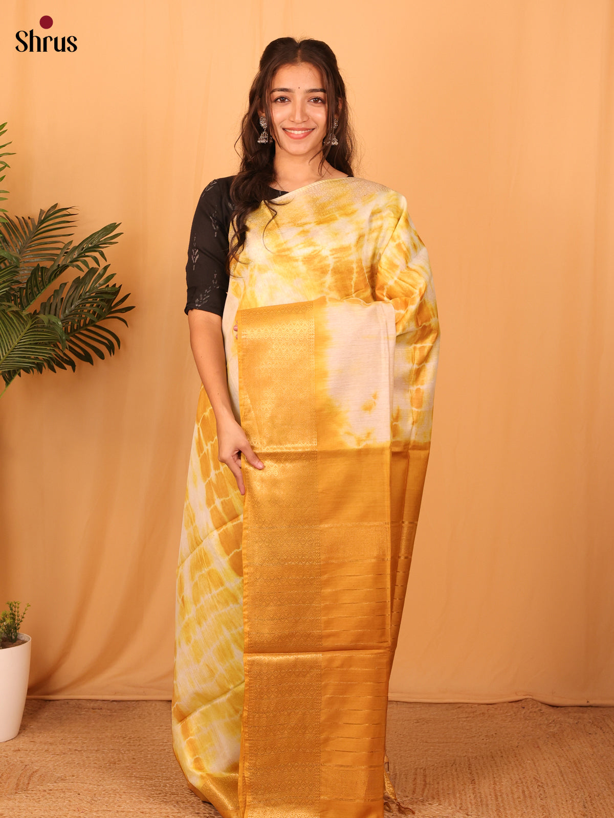 DAS08132 - Shibori Saree