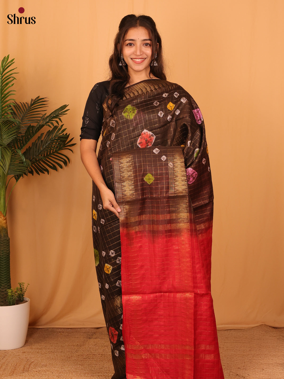 DAS08165 - Shibori Saree