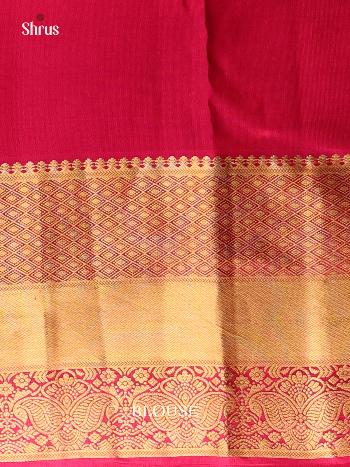 Violet & Maroon - Kanchipuram silk Saree