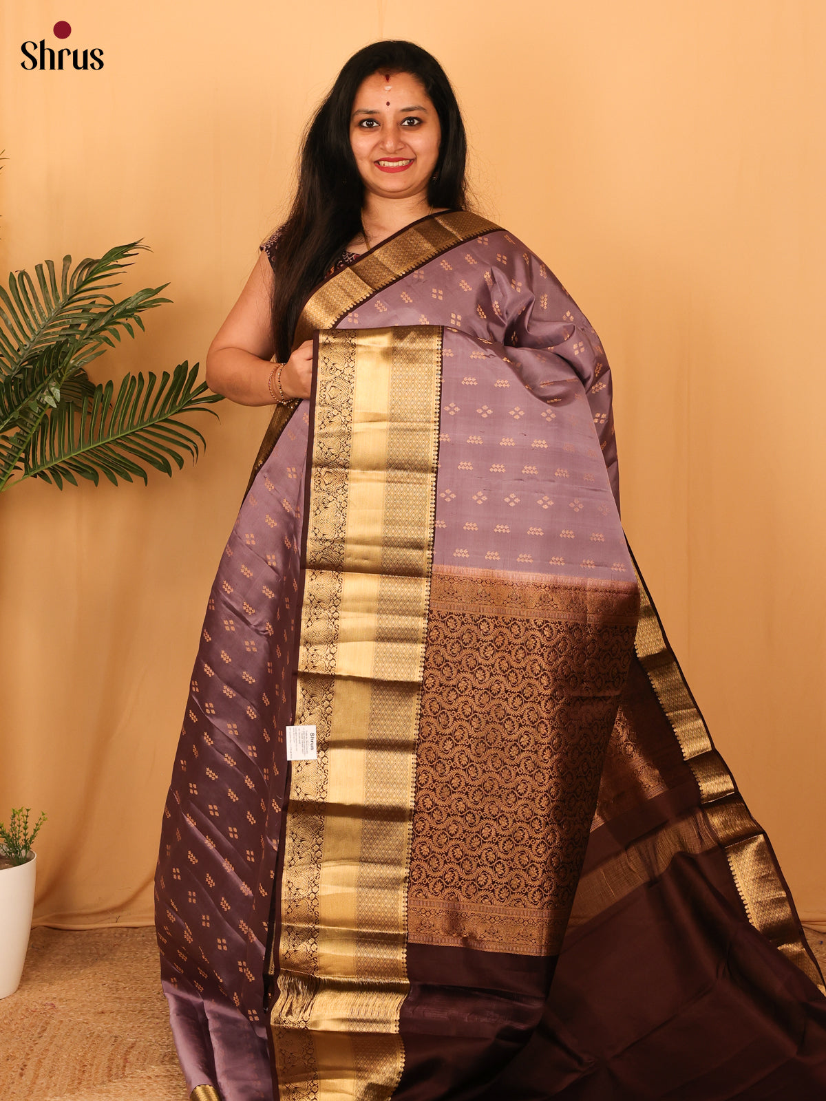 DAS09099 - Kanchipuram silk Saree - Shop on Shrus.com