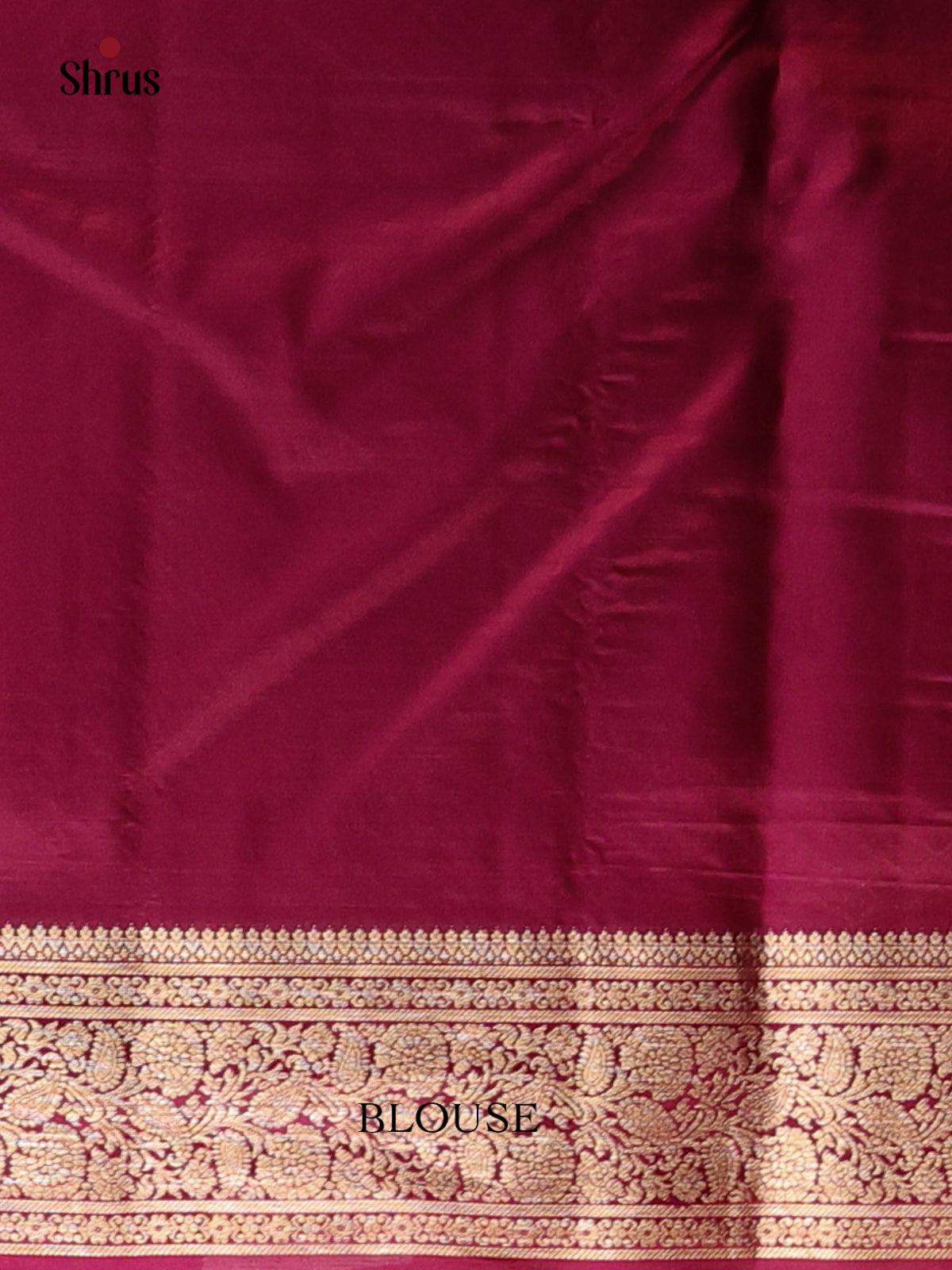 Maroon(Single Tone) - Kanchipuram silk Saree