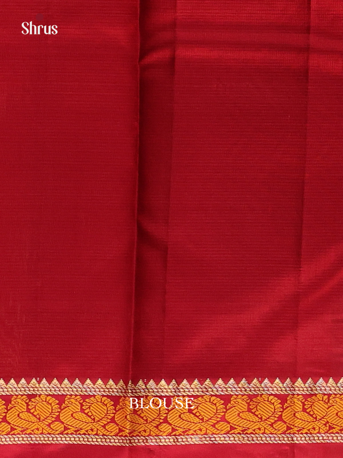 Peachish Pink & Maroon - Kanchipuram silk Saree