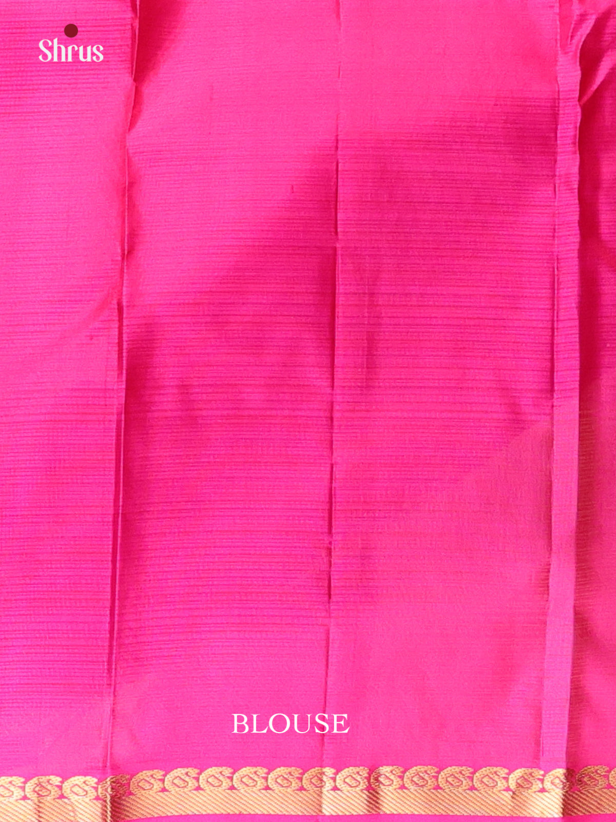 Pink(Single Tone) - Kanchipuram silk Saree