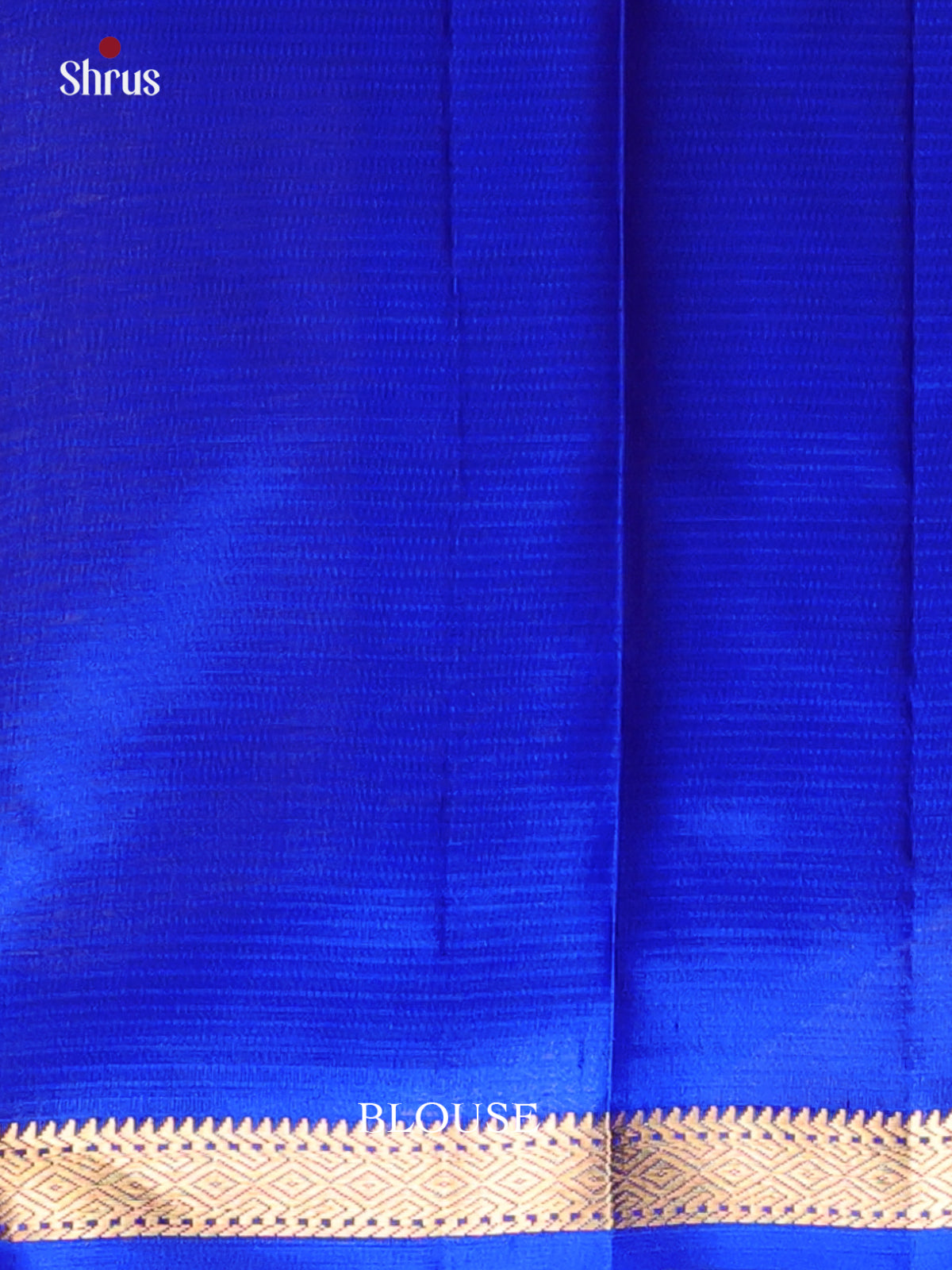 MS Blue(Single Tone) - Kanchipuram silk Saree