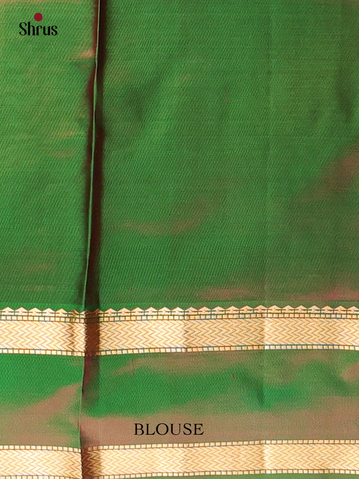 Reddish Pink & Green - Kanchipuram silk Saree