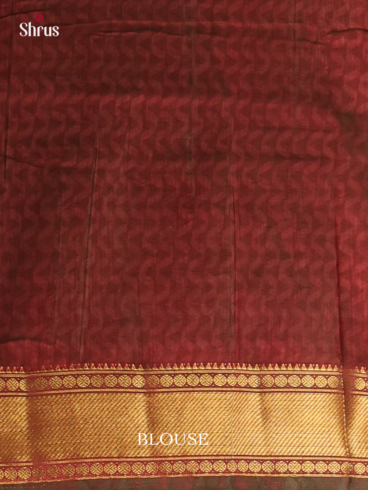 Green & Brown- Semi Patola Saree