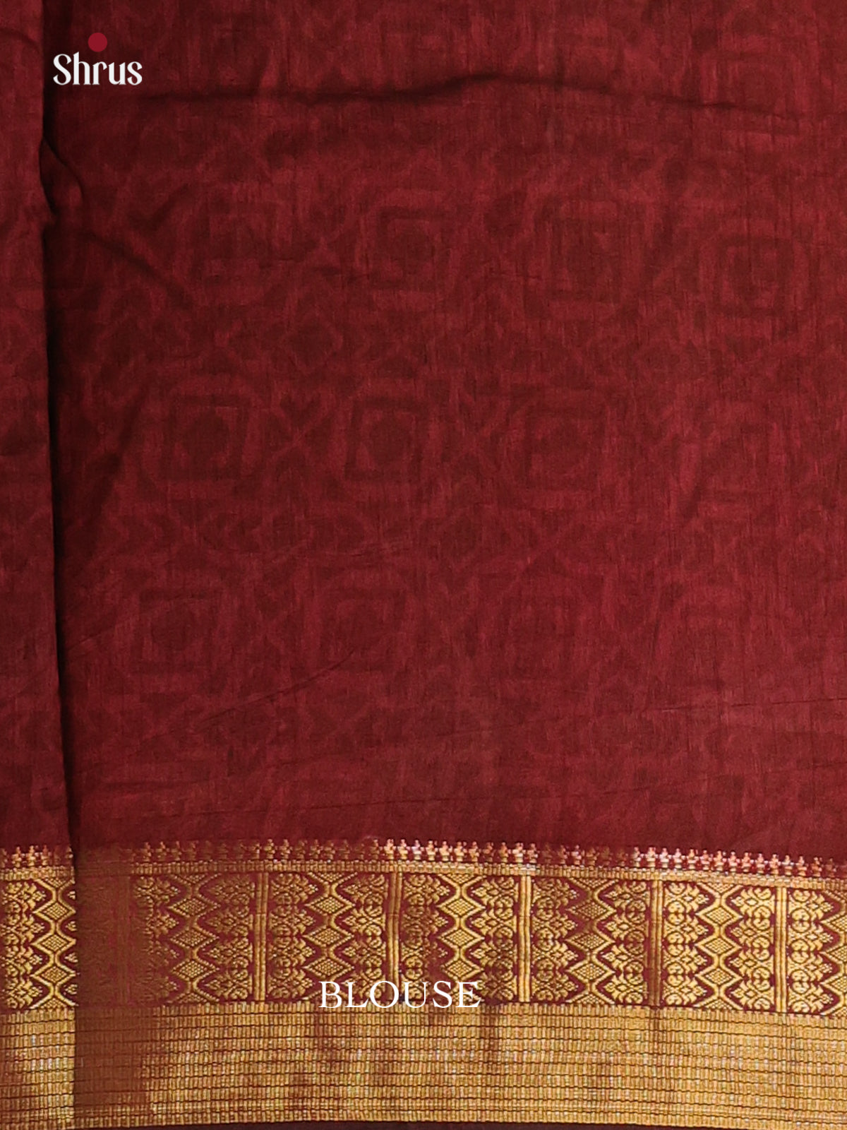 Black & Brown - Semi Patola Saree