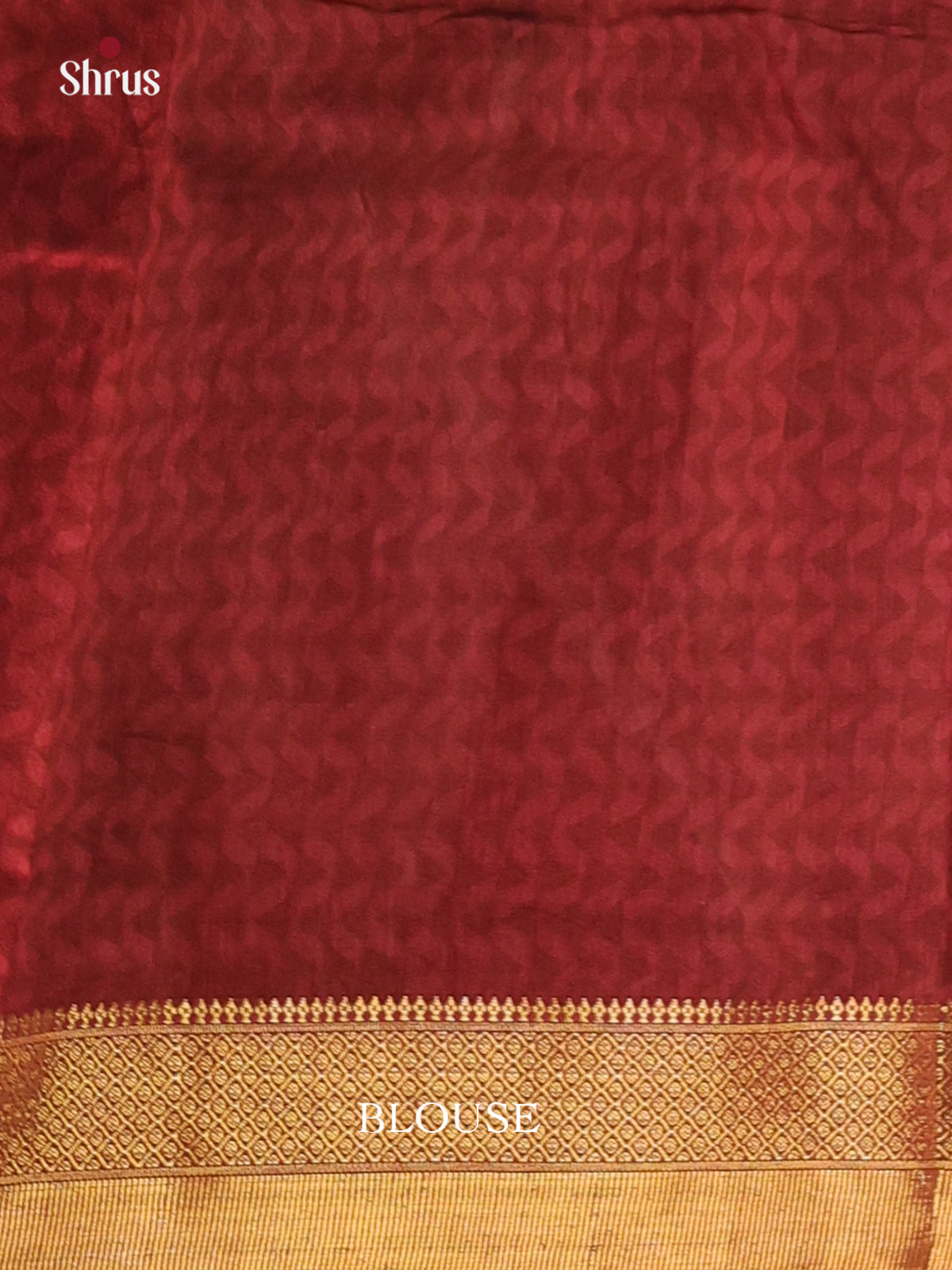 Black & Maroon - Semi Patola Saree