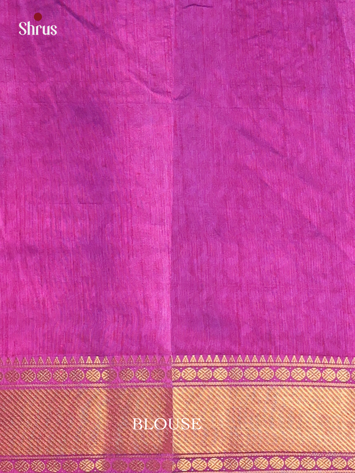 Blue & Purple - Semi Patola Saree - Shop on Shrus.com