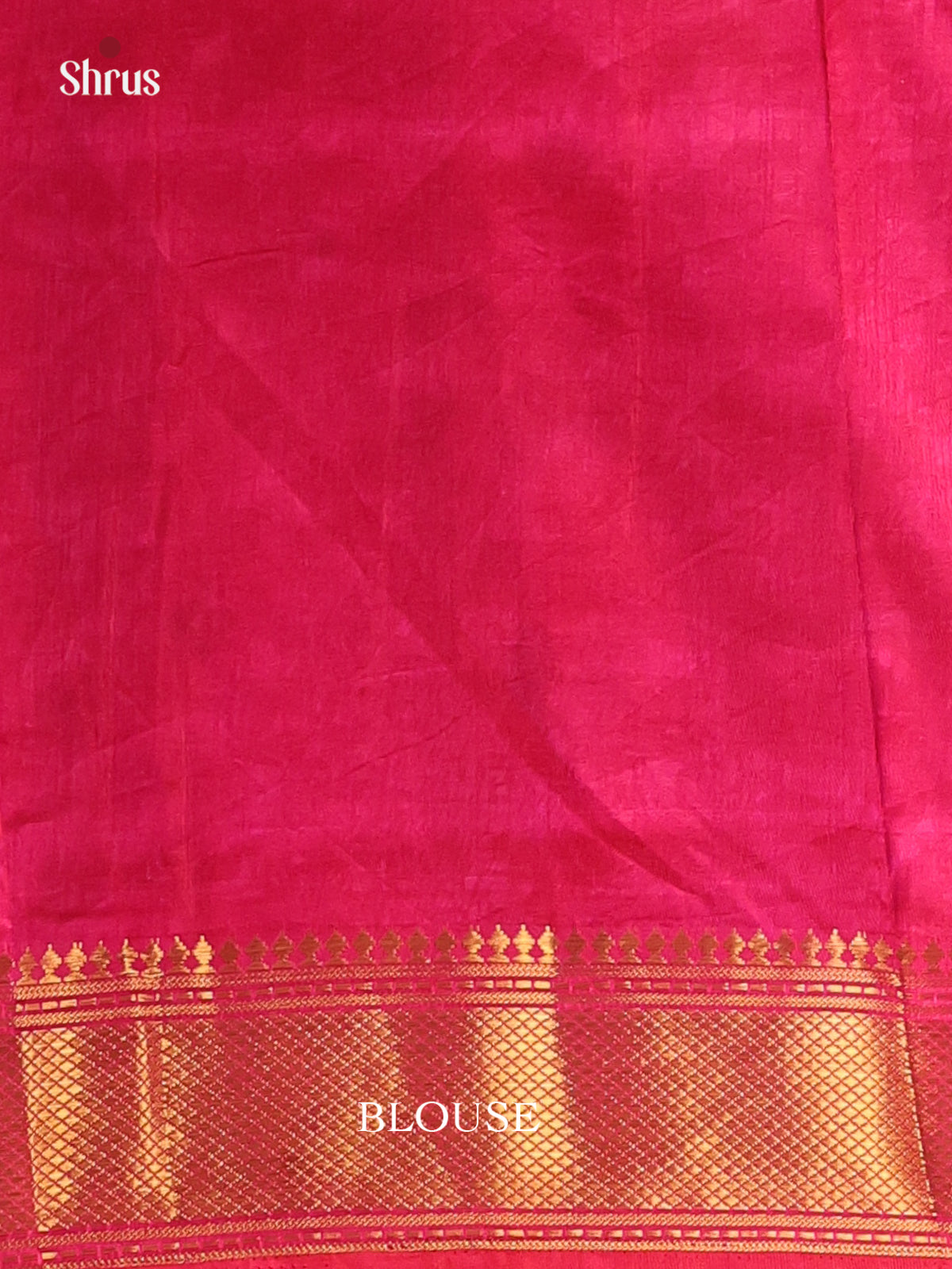 Purple  & Pink- Semi Patola Saree