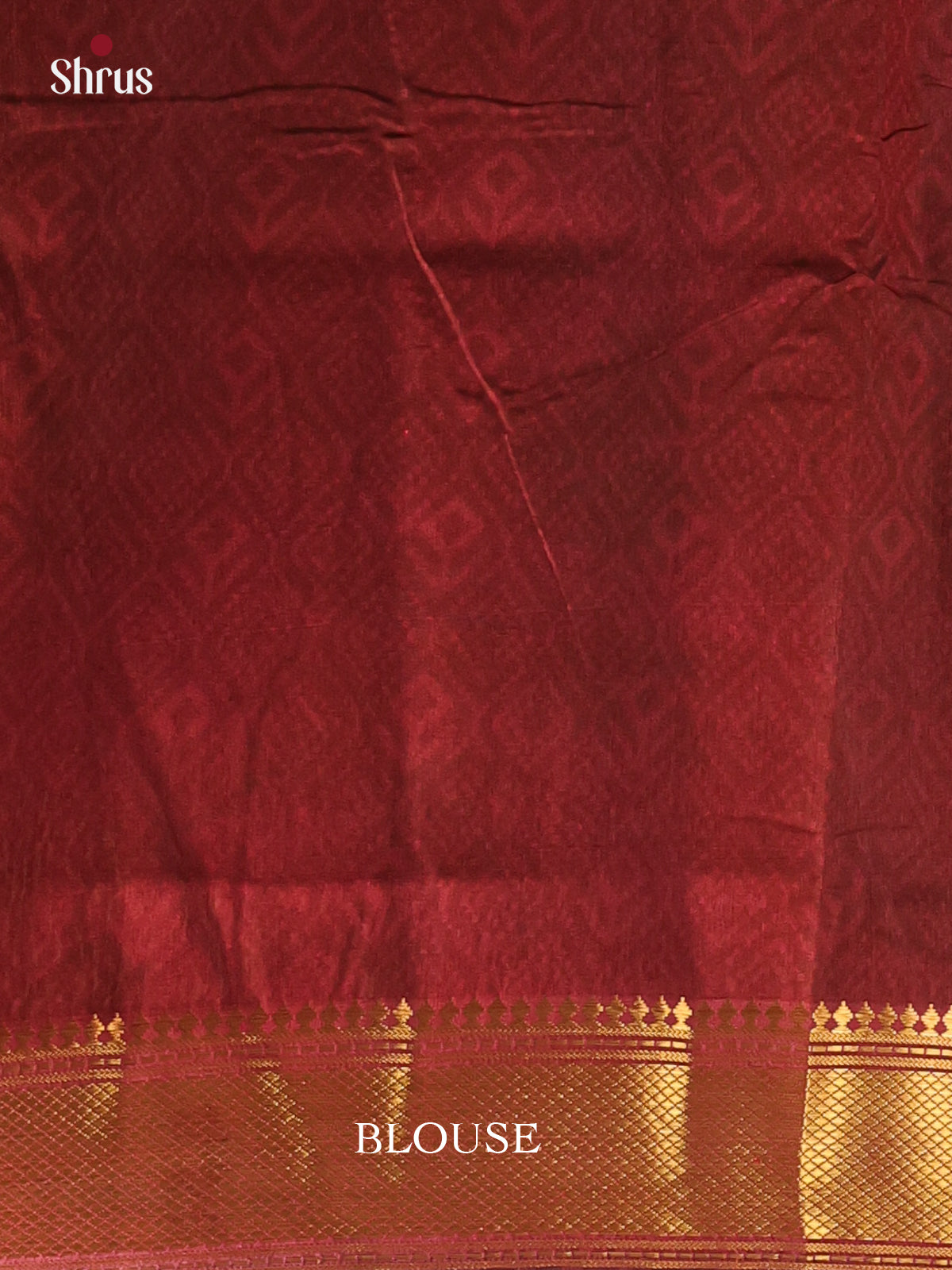 Black & Maroon - Semi Patola Saree - Shop on Shrus.com