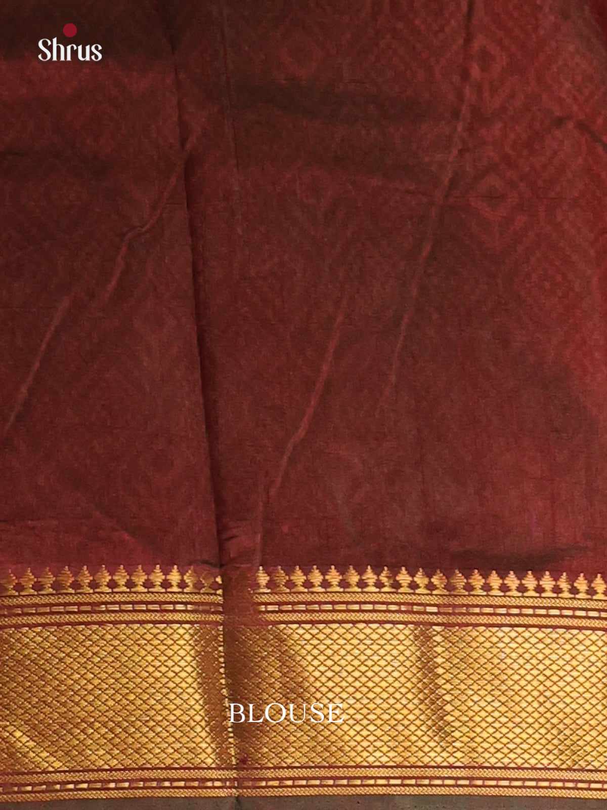 Green & Brown- Semi Patola Saree