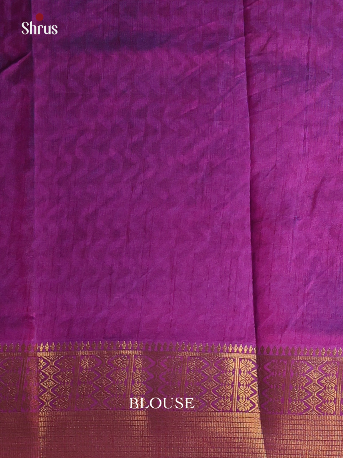 Purple & Majenta - Semi Patola Saree