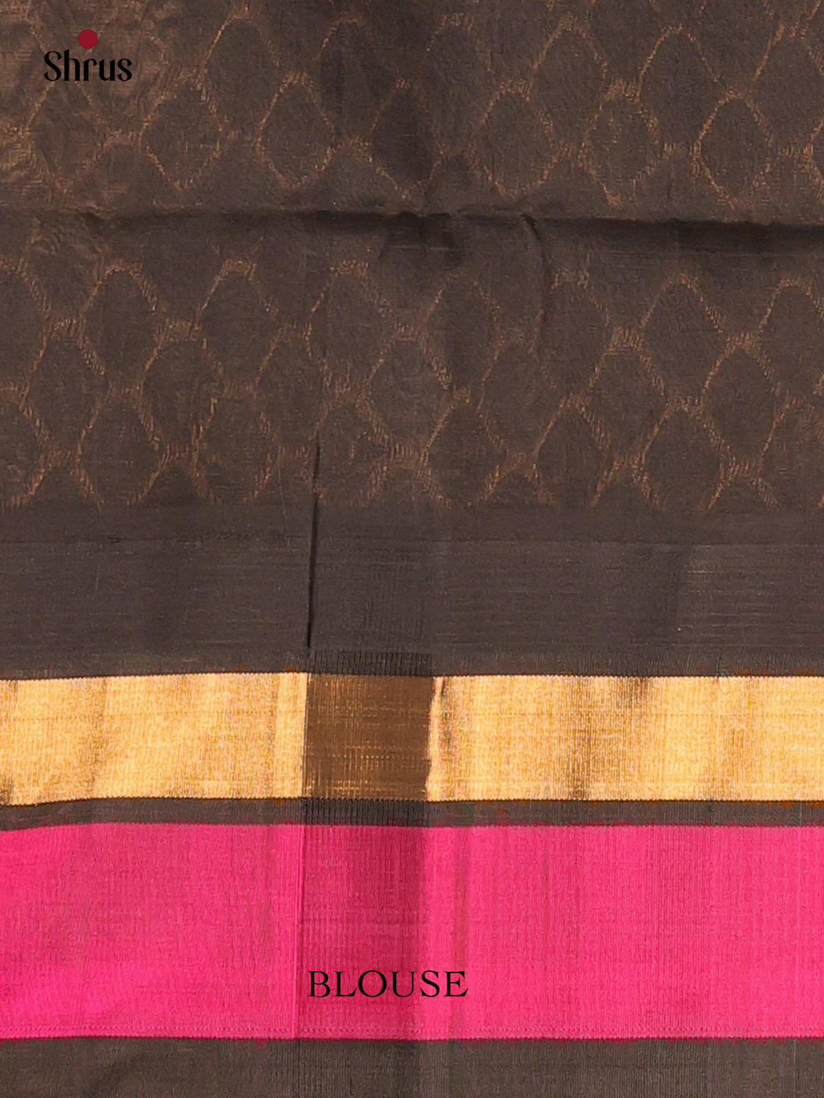 Purple & Black - Silk Cotton Saree - Shop on Shrus.com