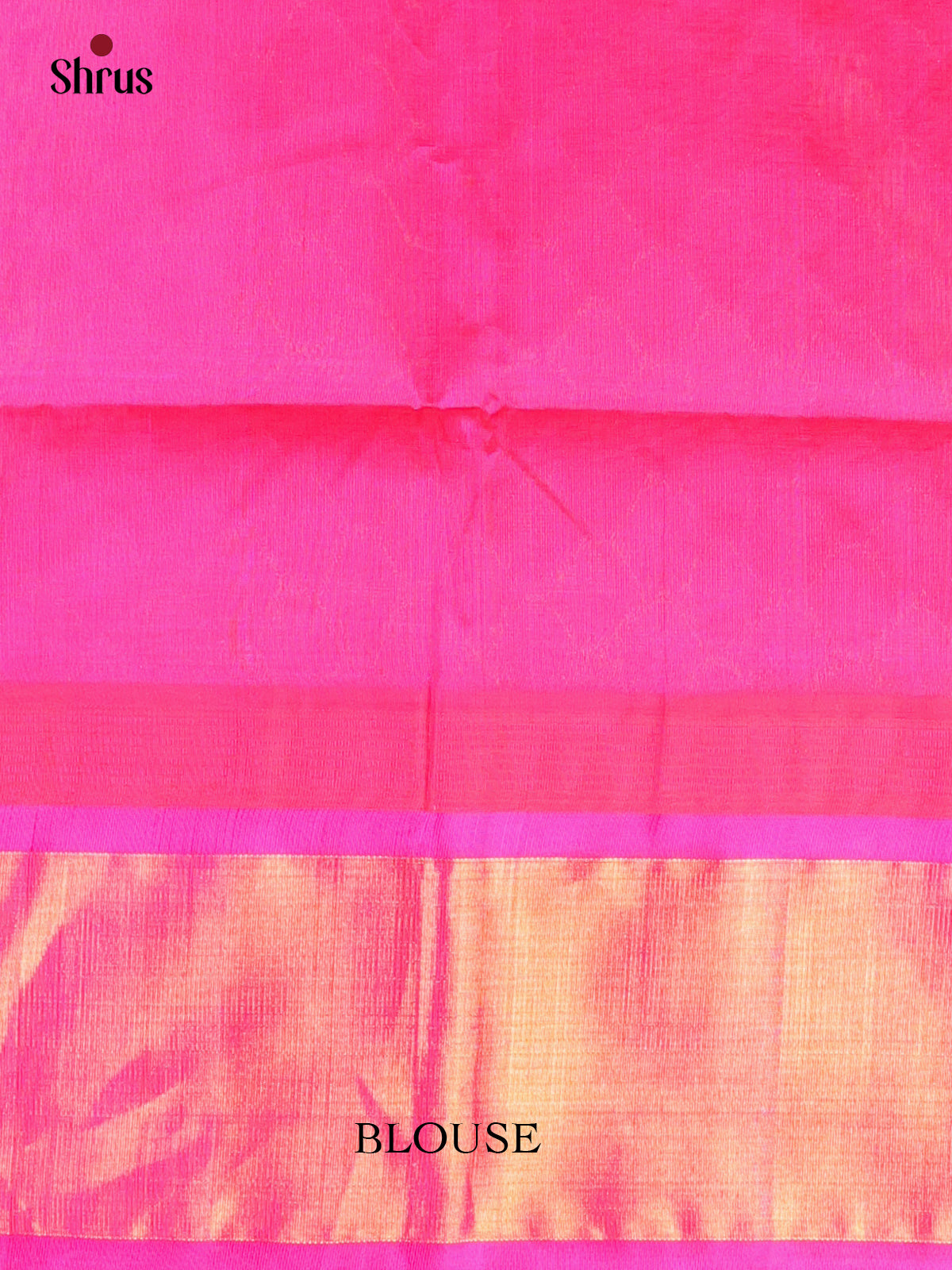 Peach & Pink- Silk Cotton Saree - Shop on Shrus.com