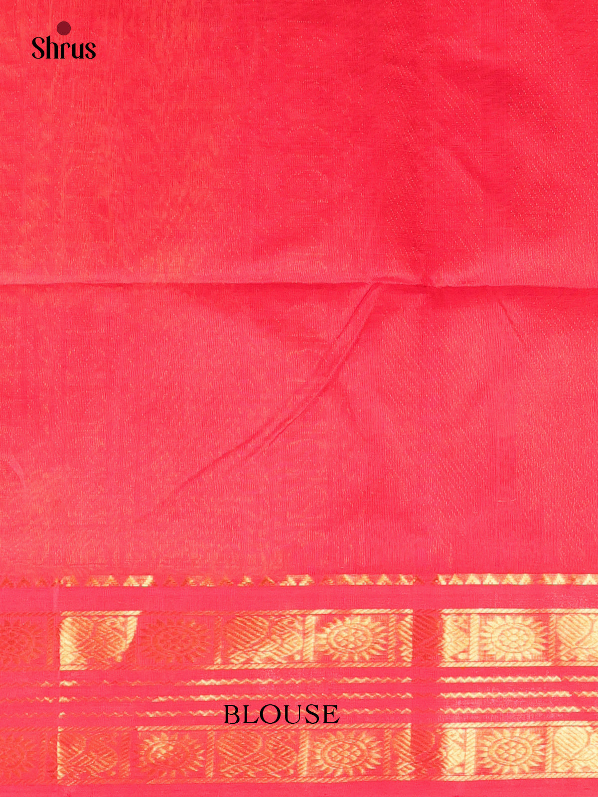 Black & Red - Silk Cotton Saree