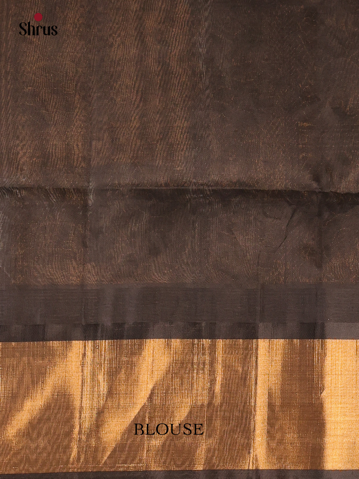 Peach & Black - Silk Cotton Saree