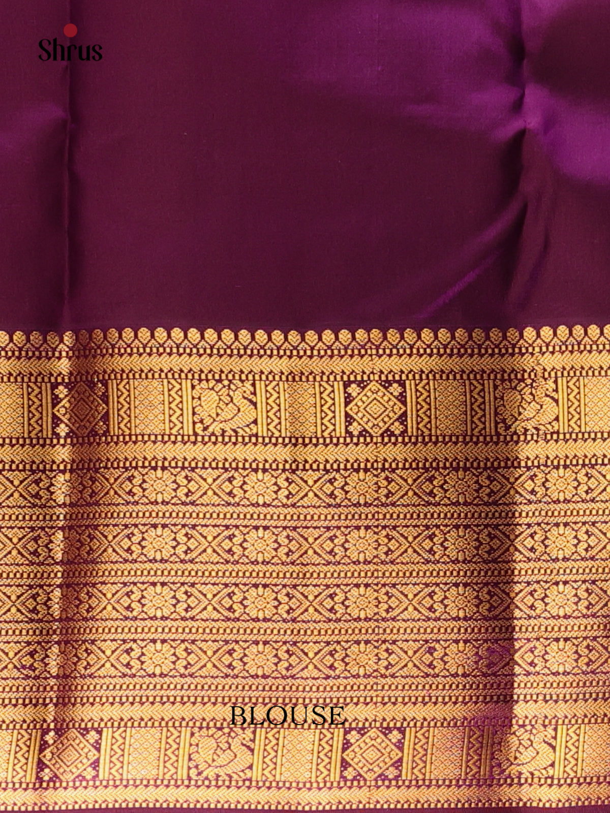 Mild Lavender & Violet - Kanchipuram silk Saree - Shop on Shrus.com