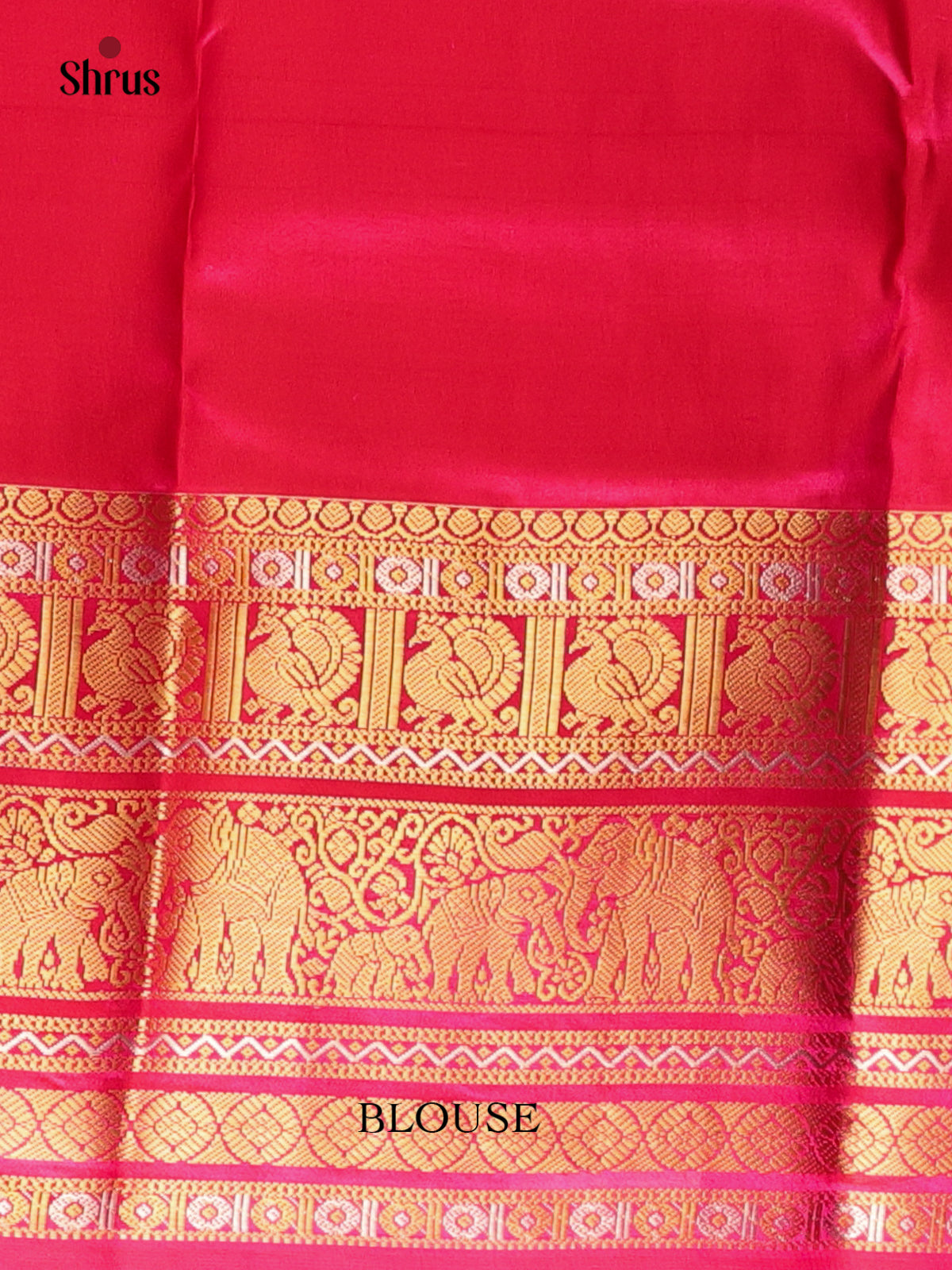 Blue & Pink - Kanchipuram silk Saree