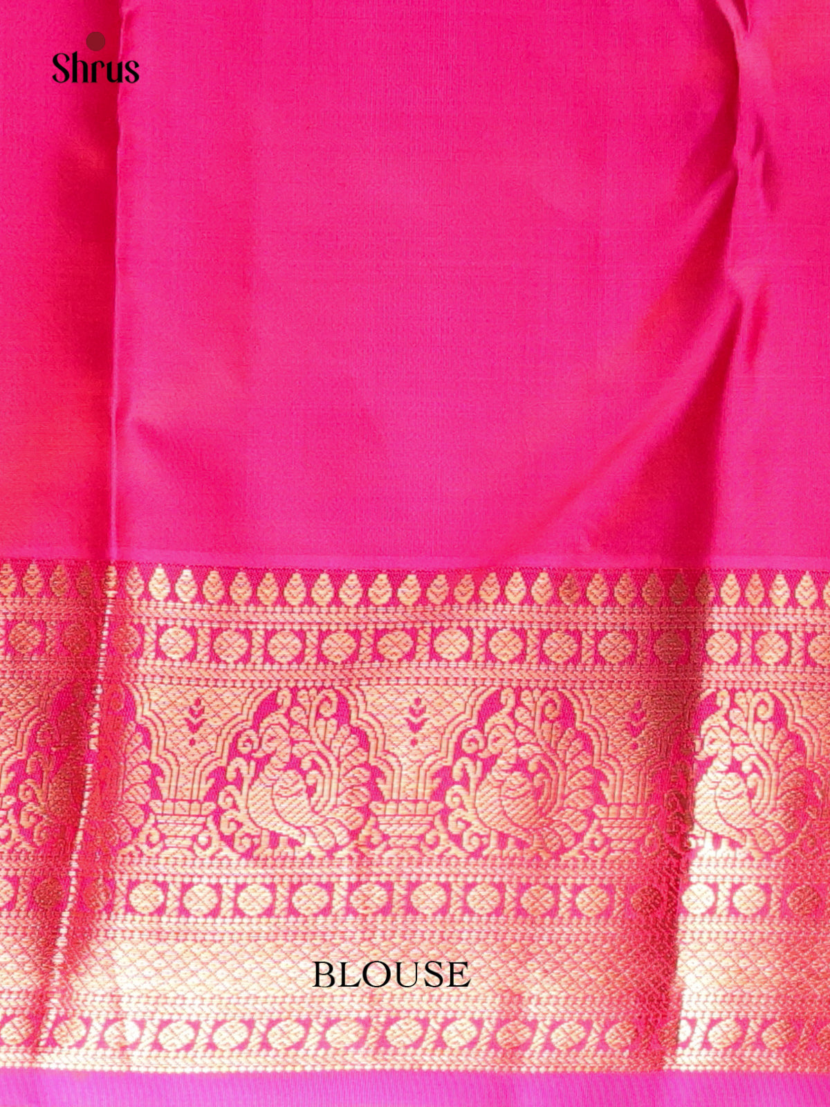 Black & Pink - Kanchipuram silk Saree