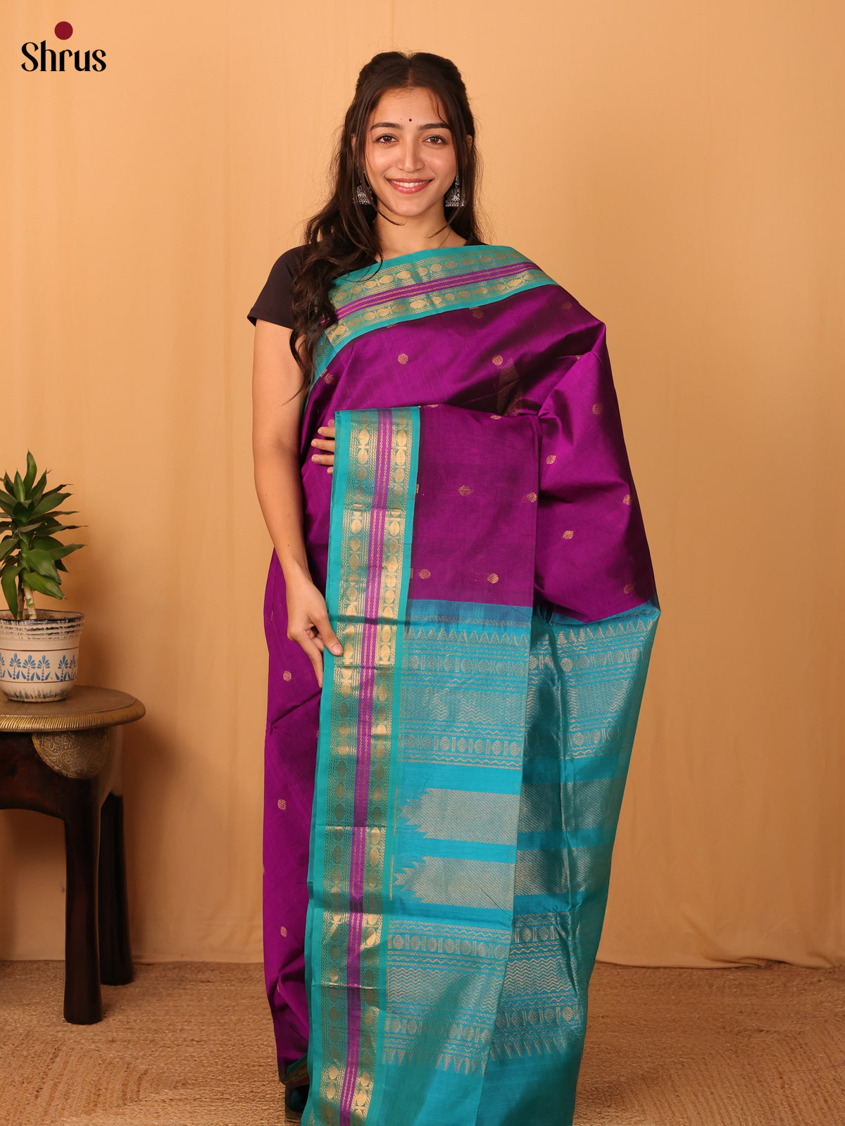 DAS16153 - Silk Cotton Saree