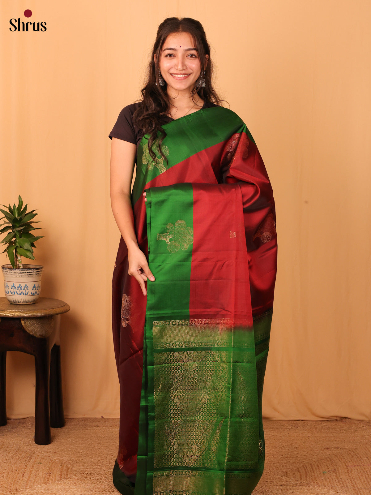 DAS17019 - Softsilk-halfpure Saree