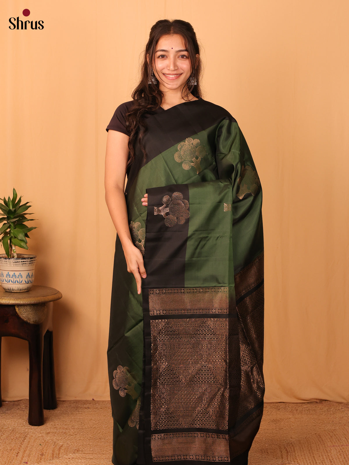 DAS17022 - Softsilk-halfpure Saree