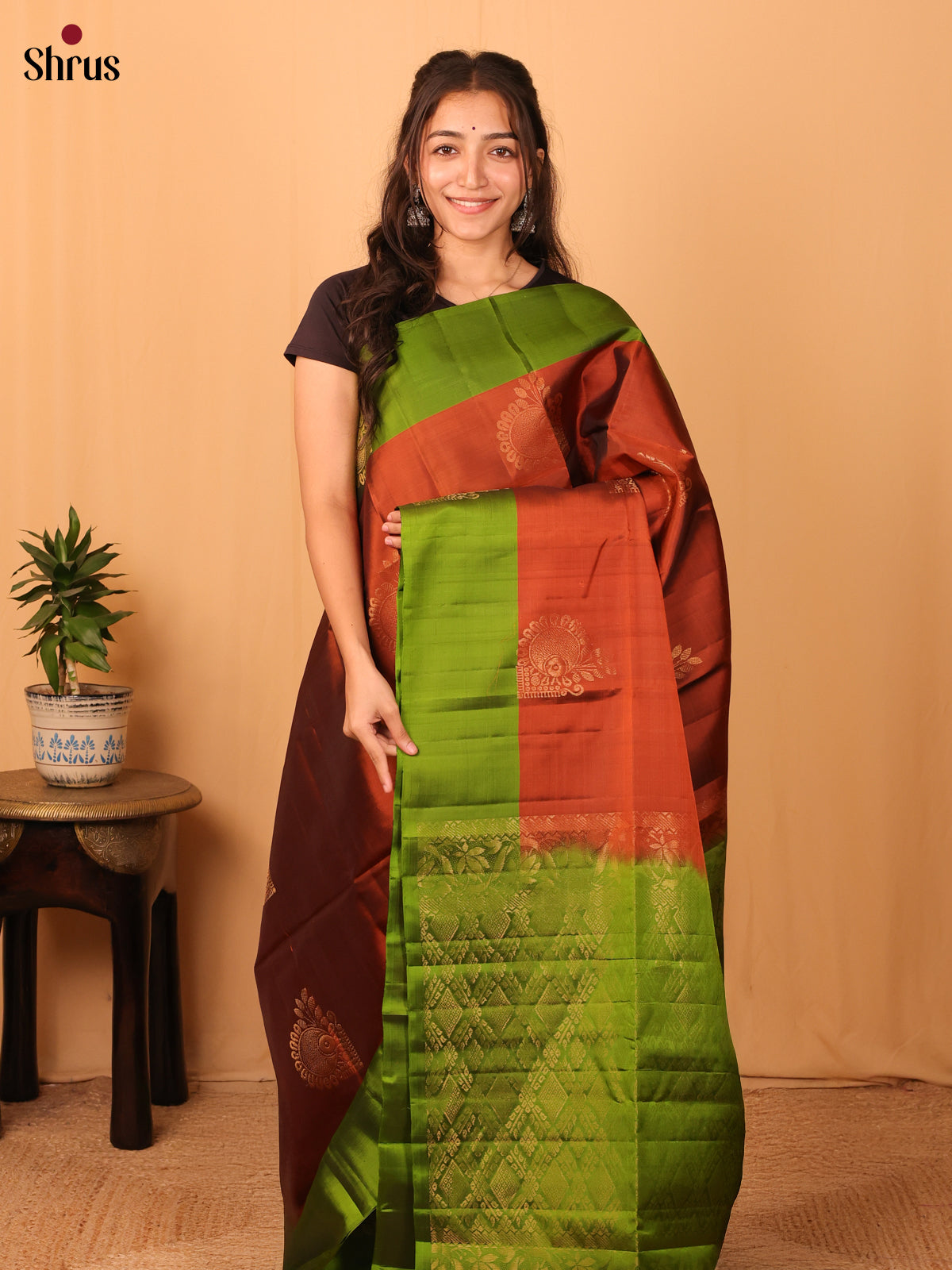 DAS17025 - Softsilk-halfpure Saree