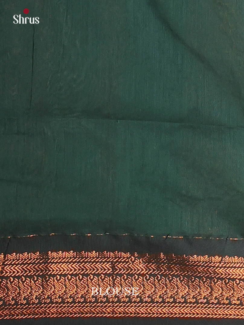 Maroon & Green- Kalyani Cotton Saree - Shop on Shrus.com