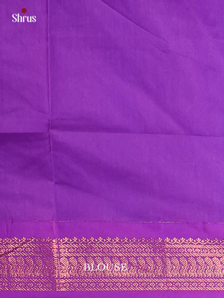 Lilac &  Violet - Kalyani Cotton Saree - Shop on Shrus.com