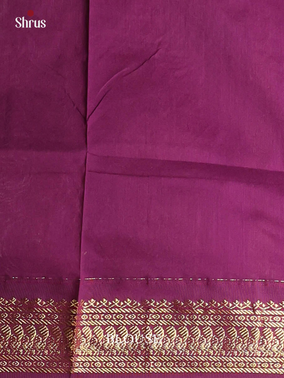 Lavender & Purple- Kalyani Cotton Saree - Shop on Shrus.com