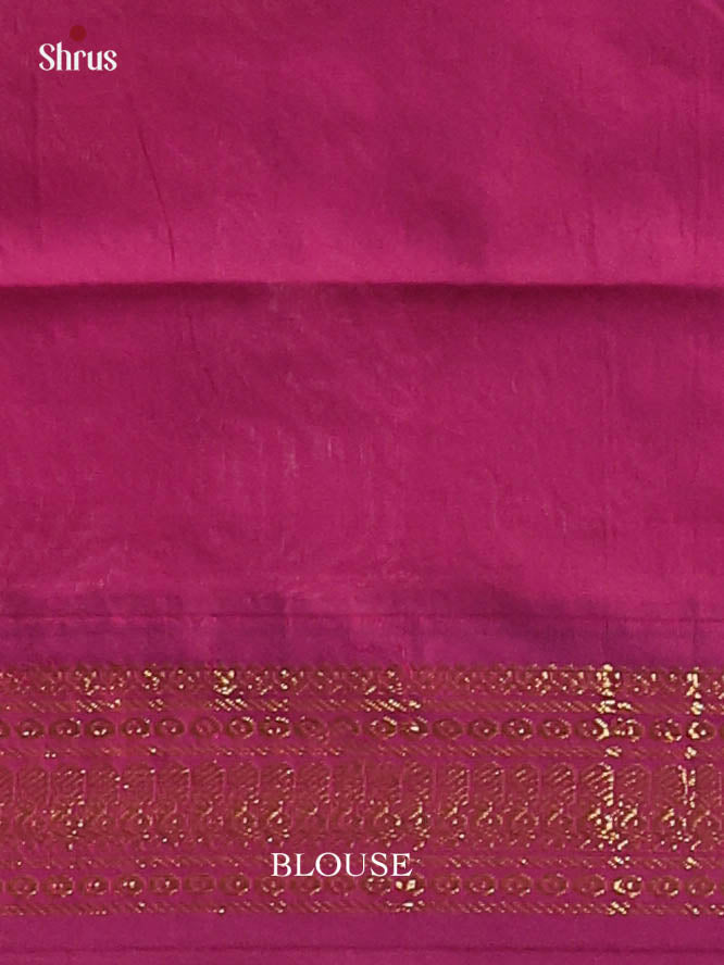 Orange & Purple - Kalyani Cotton Saree - Shop on Shrus.com