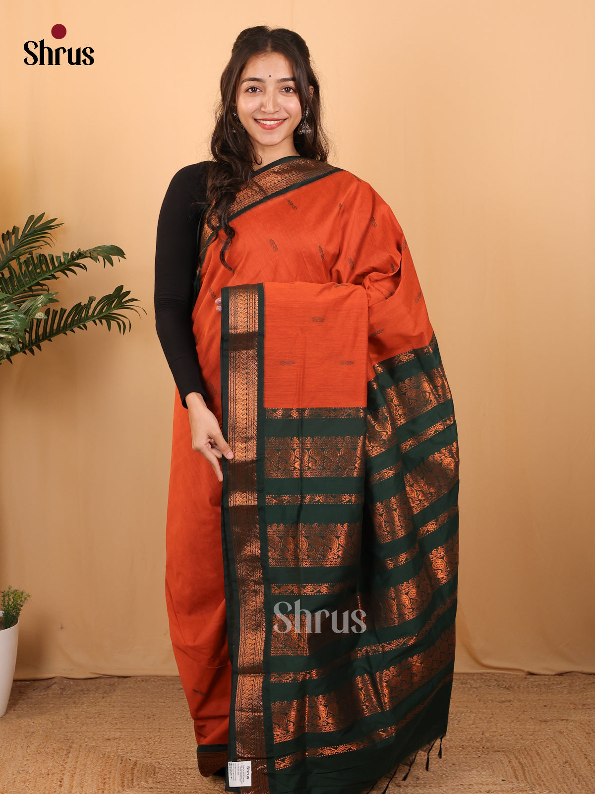DAS21054 - Kalyani Cotton Saree - Shop on Shrus.com