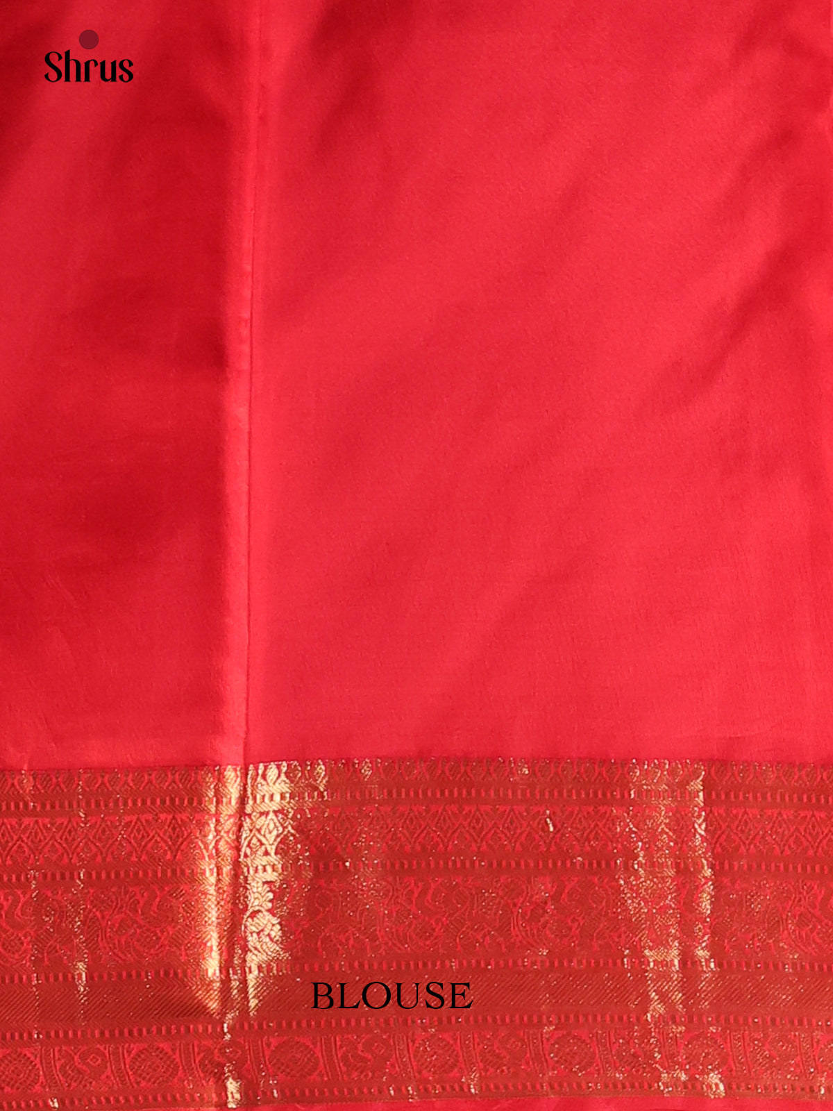 Yellow & Red- Kanchipuram silk Saree - Shop on Shrus.com