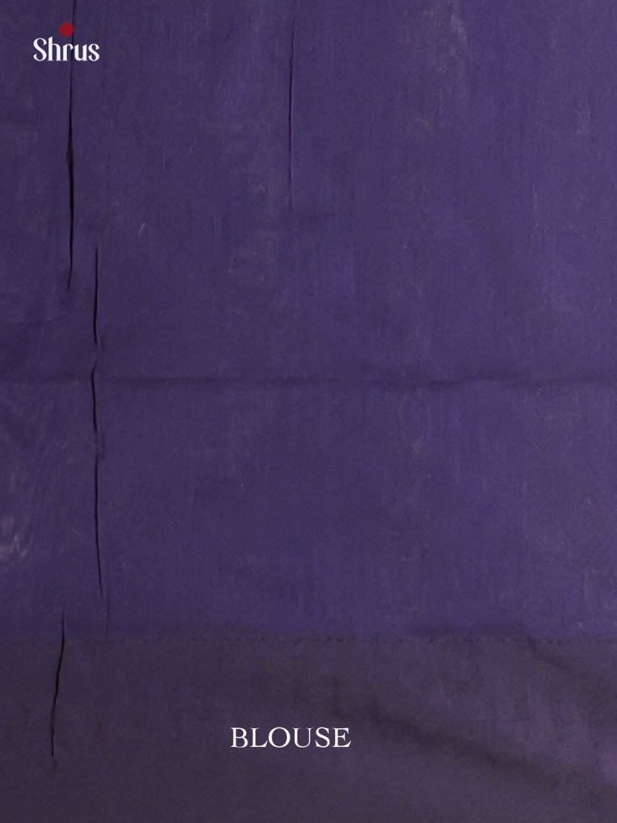 Lite Blue & Blue - Kalyani Cotton Saree - Shop on Shrus.com