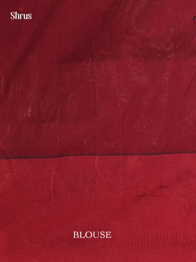 Peacock Green & Maroon - Kalyani Cotton Saree - Shop on Shrus.com