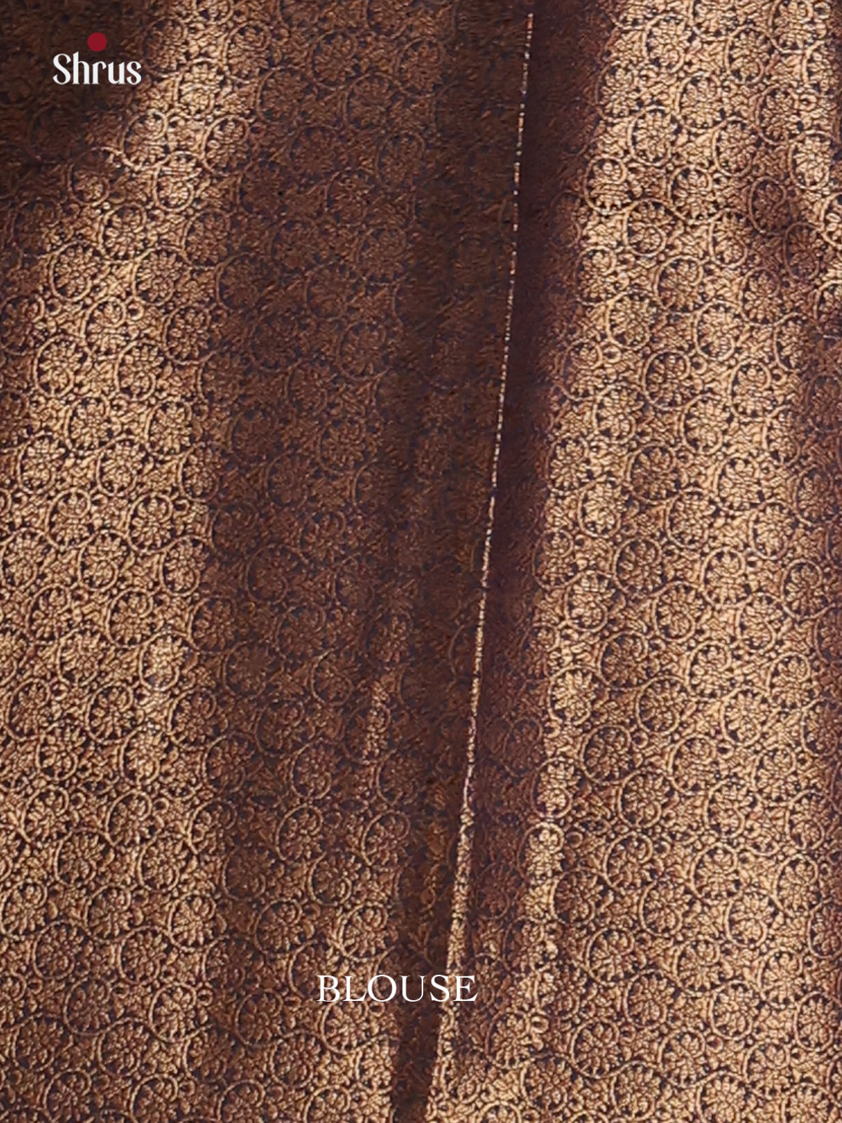 Maroon & Brown - Semi Jute Saree - Shop on Shrus.com