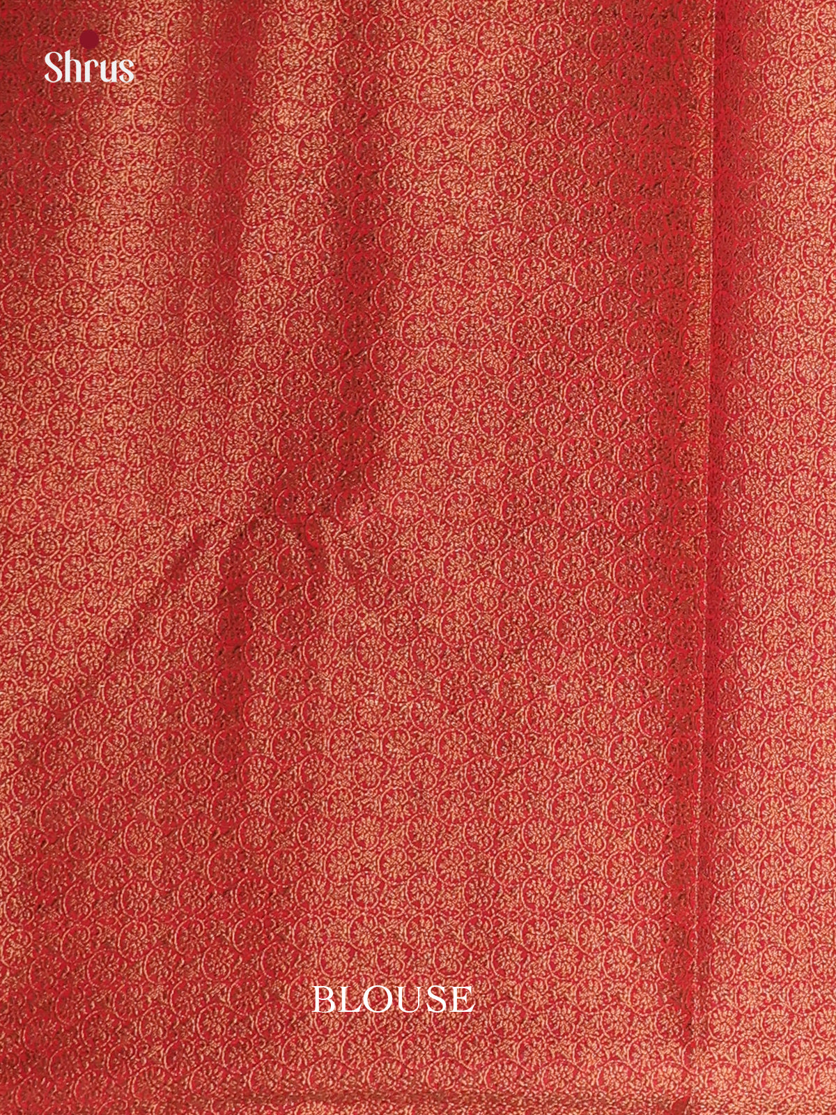 Blue & Red - Semi Jute Saree - Shop on Shrus.com