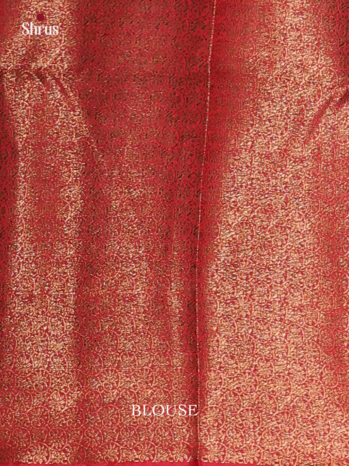 Blue & Red - Semi Jute Saree - Shop on Shrus.com