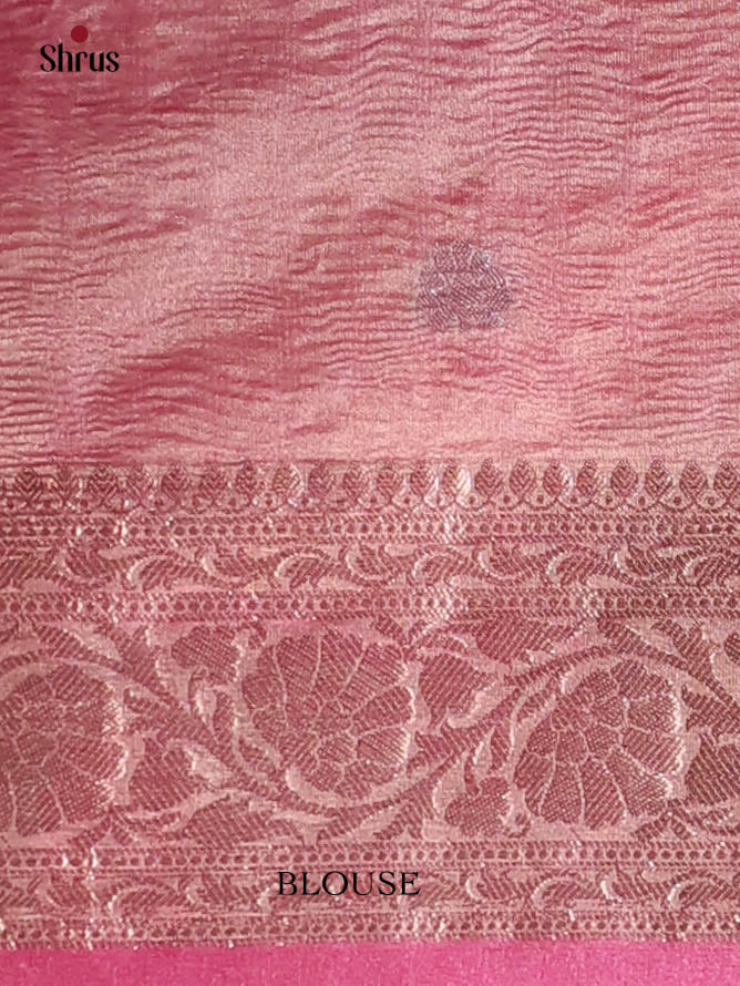 Purple - Bamboo silk Saree - Shop on Shrus.com