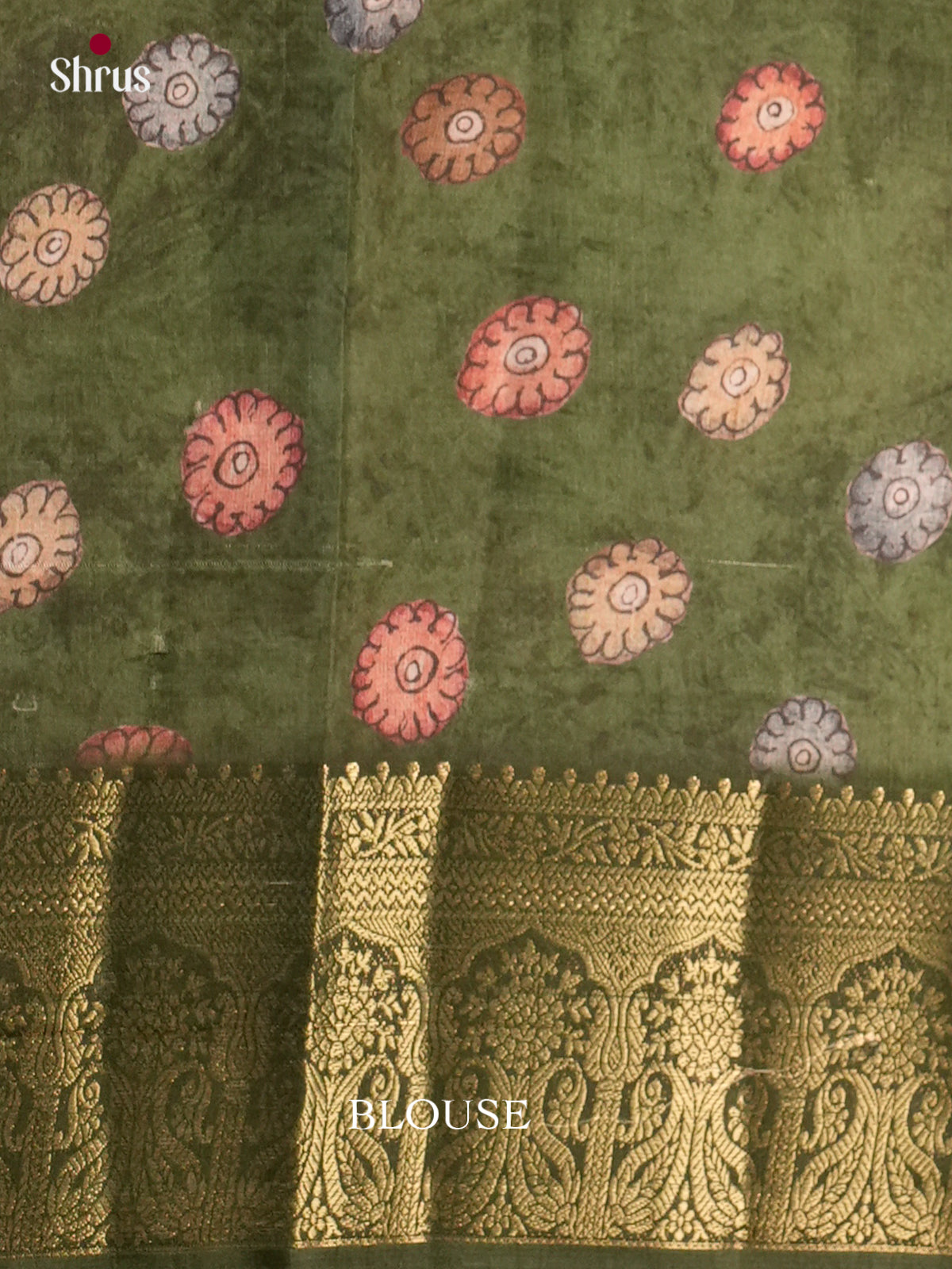 DAS22268 - Chennur-Print Saree - Shop on Shrus.com