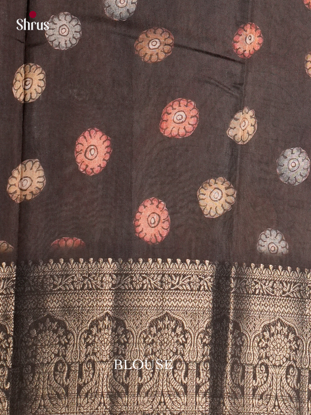DAS22270 - Chennur-Print Saree - Shop on Shrus.com
