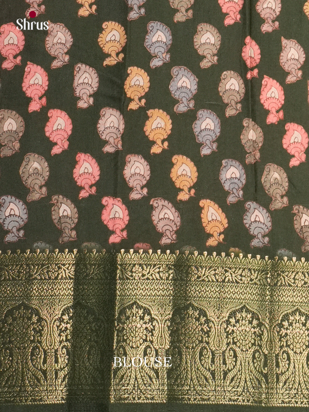 DAS22278  - Chennur-Print Saree - Shop on Shrus.com