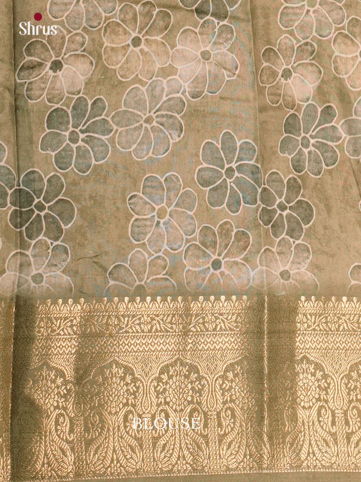DAS22279 - Chennur-Print Saree - Shop on Shrus.com