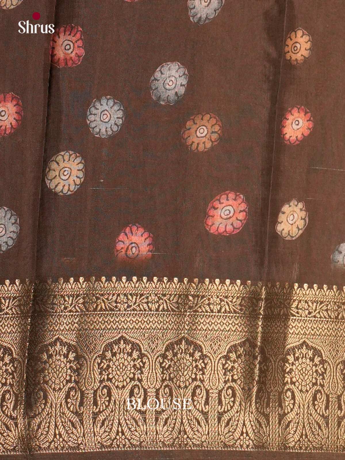 DAS22281 - Chennur-Print Saree - Shop on Shrus.com