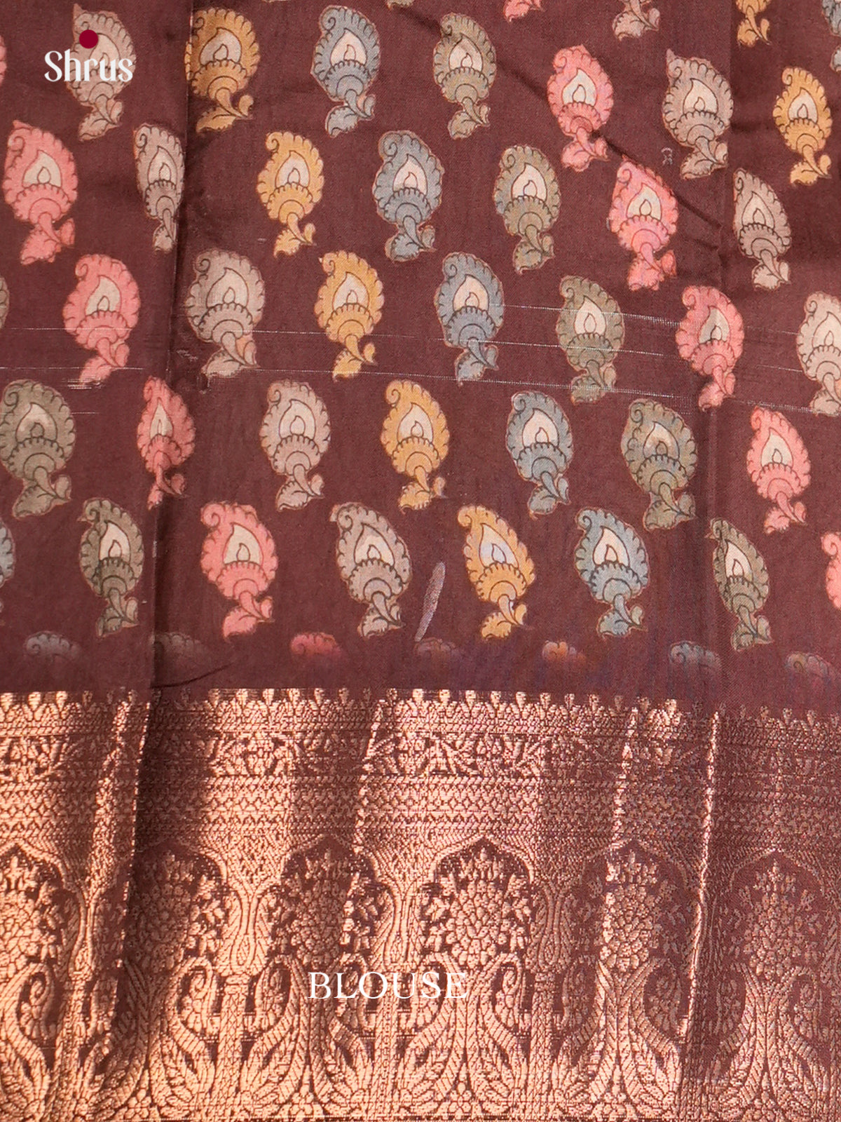 DAS22290 - Chennur-Print Saree - Shop on Shrus.com