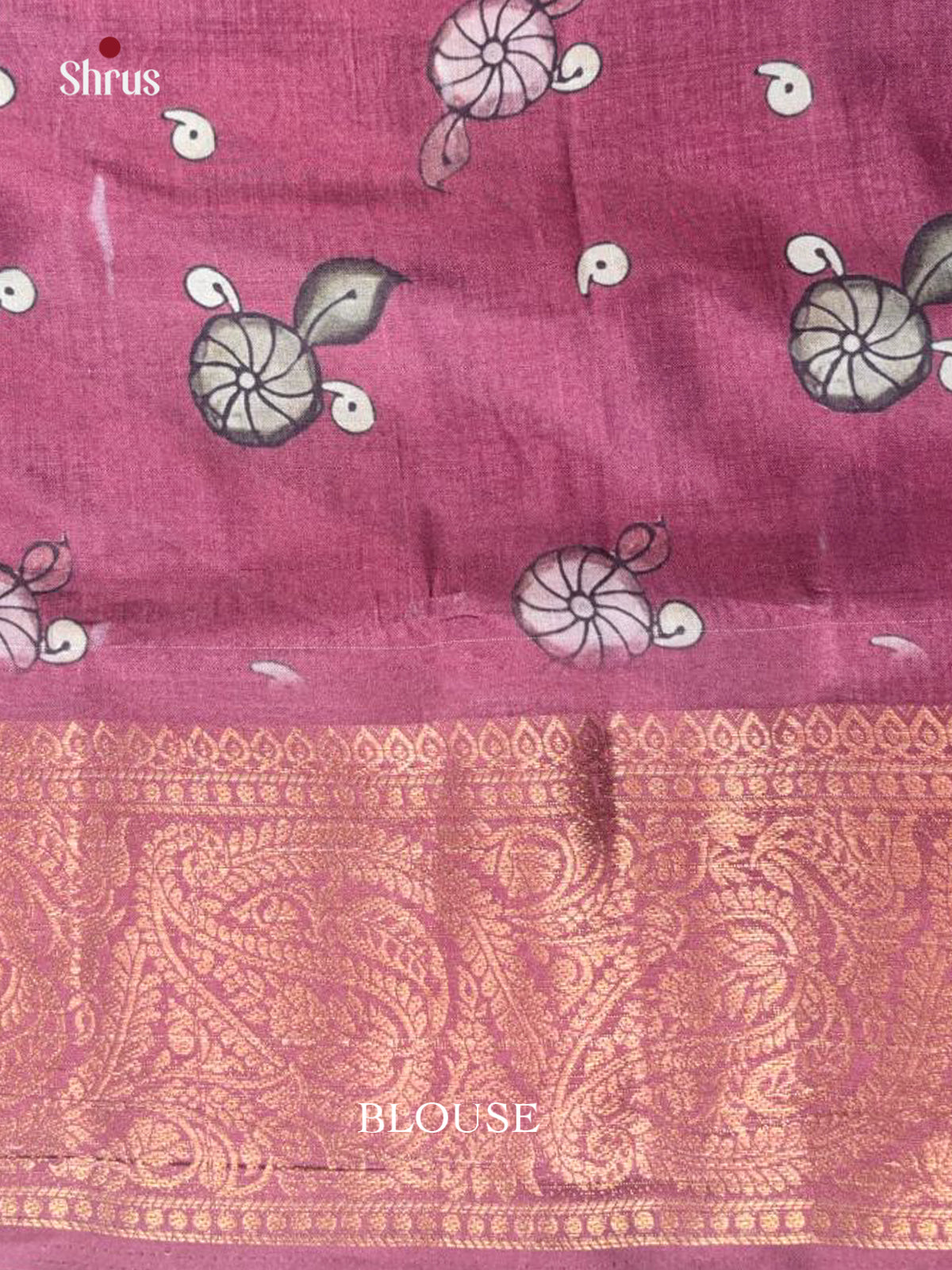 DAS22295 - Chennur-Print Saree - Shop on Shrus.com